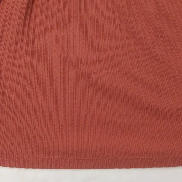 Madewell Knit Pointelle Peasant Top, Color Terracotta Size M - Picture 8 of 12